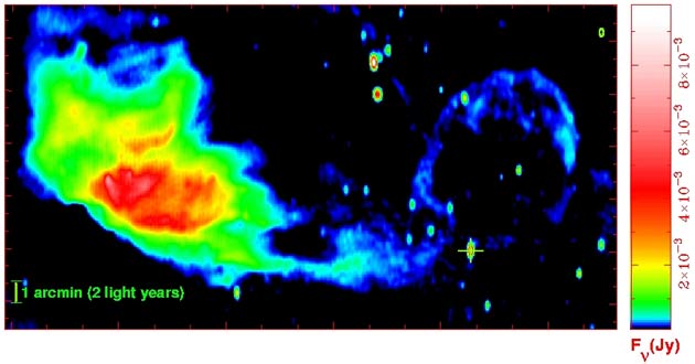 Black Hole Forges Invisible Bubble